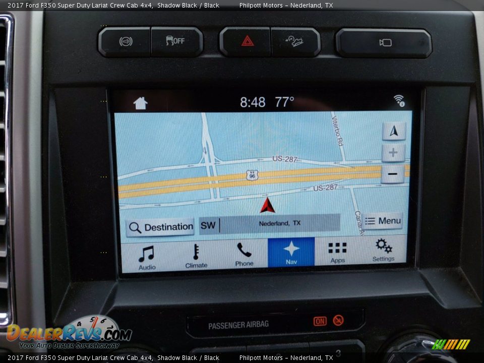 2017 Ford F350 Super Duty Lariat Crew Cab 4x4 Shadow Black / Black Photo #22