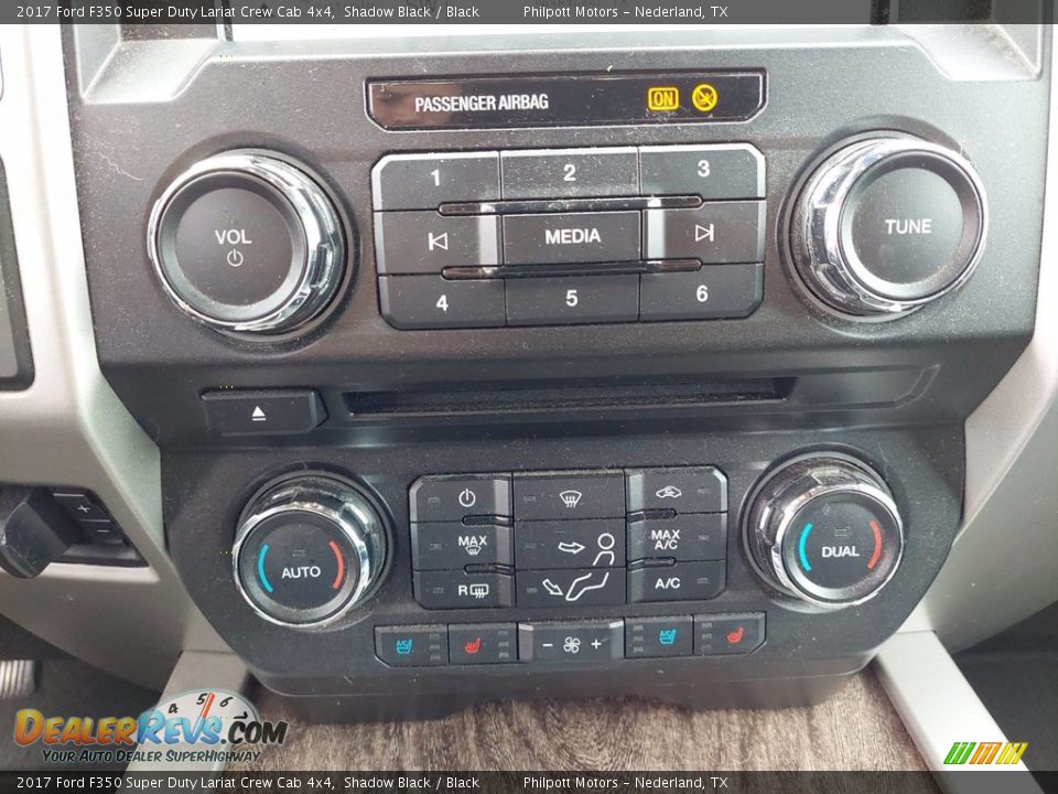 2017 Ford F350 Super Duty Lariat Crew Cab 4x4 Shadow Black / Black Photo #23