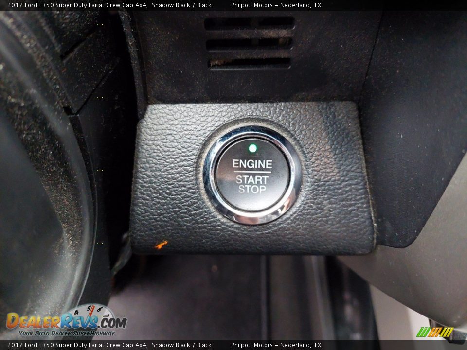 2017 Ford F350 Super Duty Lariat Crew Cab 4x4 Shadow Black / Black Photo #24