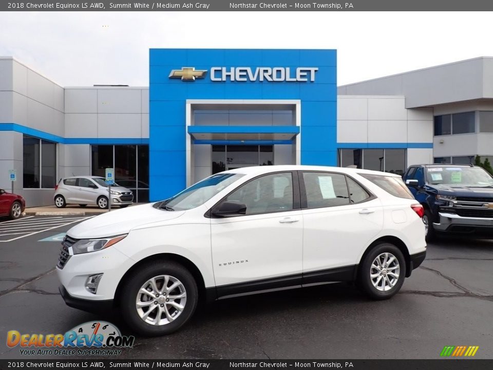 2018 Chevrolet Equinox LS AWD Summit White / Medium Ash Gray Photo #1