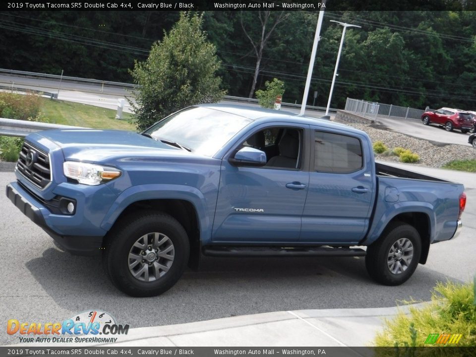 2019 Toyota Tacoma SR5 Double Cab 4x4 Cavalry Blue / Black Photo #14