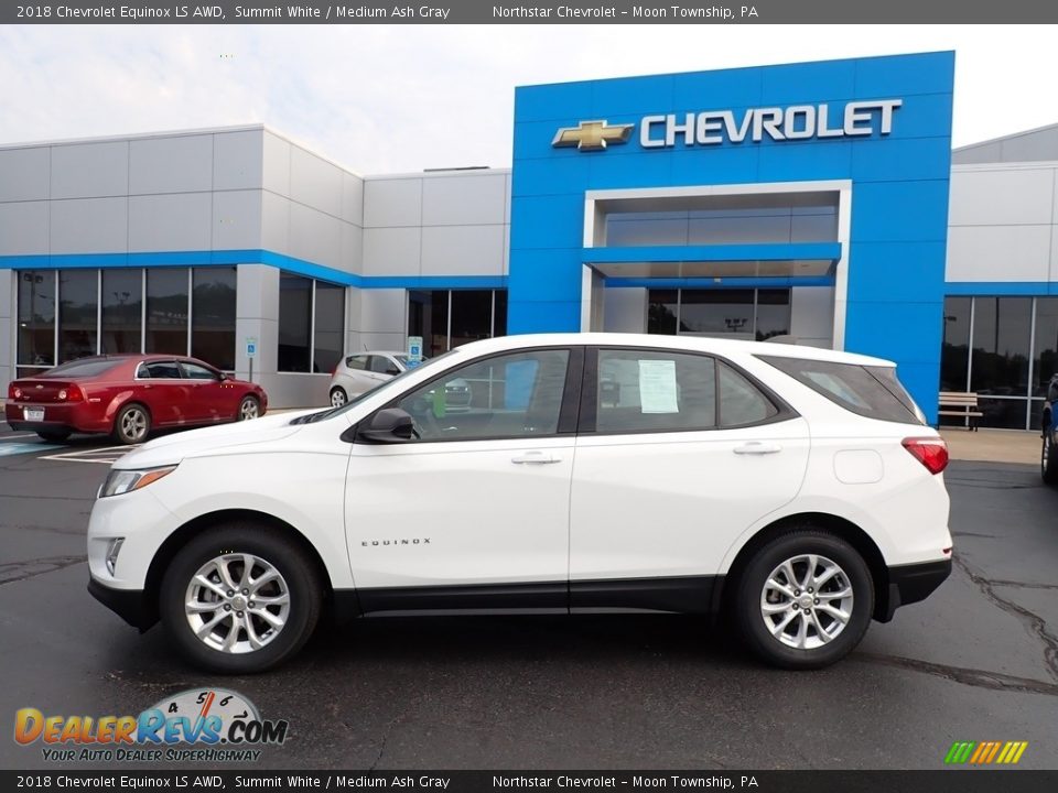 2018 Chevrolet Equinox LS AWD Summit White / Medium Ash Gray Photo #3