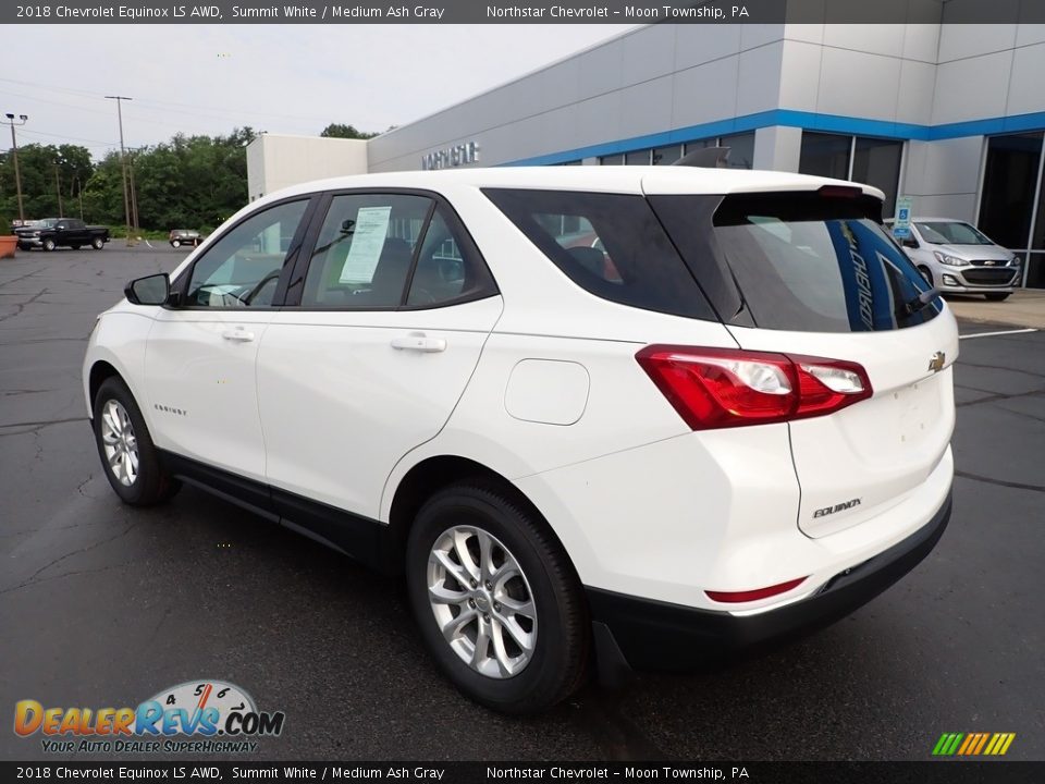 2018 Chevrolet Equinox LS AWD Summit White / Medium Ash Gray Photo #4