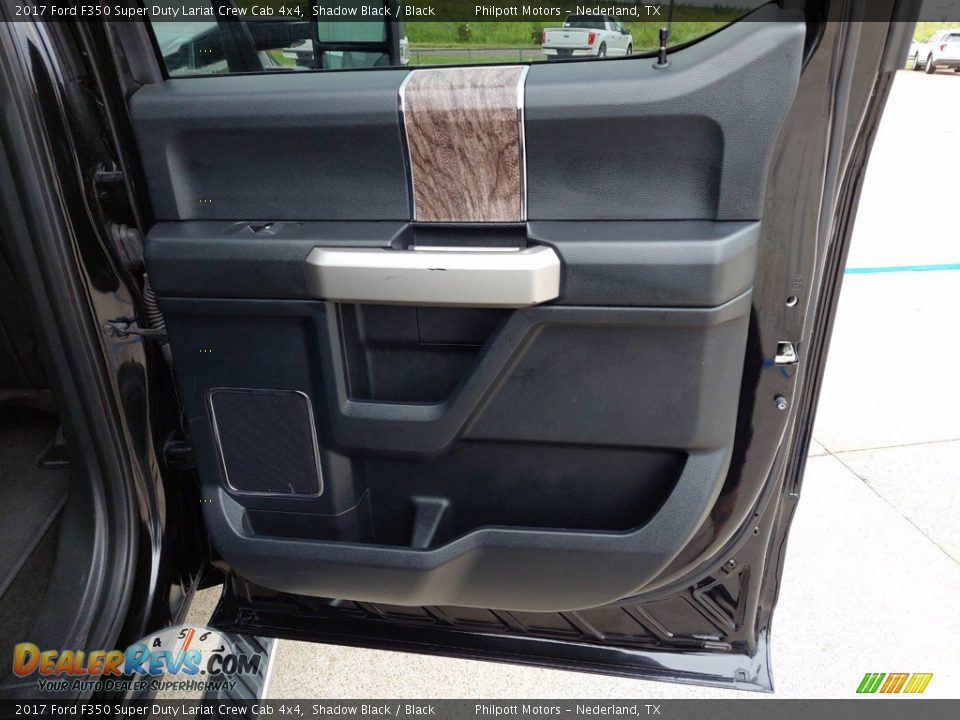 2017 Ford F350 Super Duty Lariat Crew Cab 4x4 Shadow Black / Black Photo #27