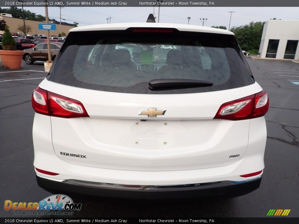 2018 Chevrolet Equinox LS AWD Summit White / Medium Ash Gray Photo #6