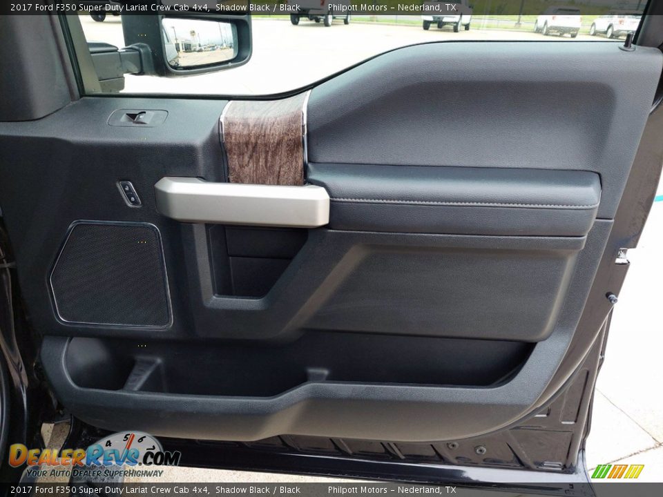 2017 Ford F350 Super Duty Lariat Crew Cab 4x4 Shadow Black / Black Photo #29