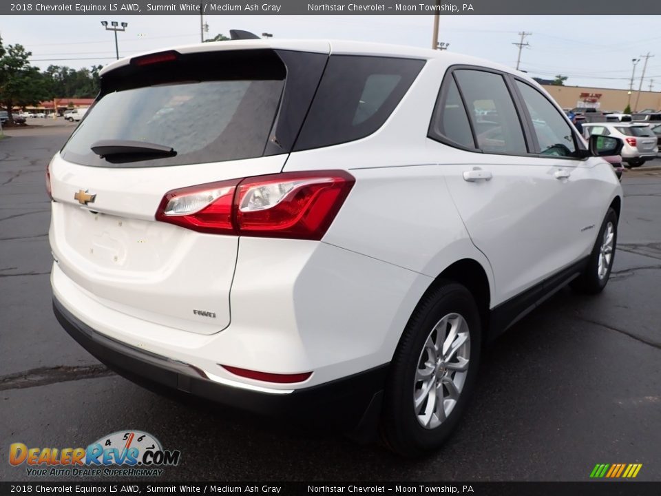 2018 Chevrolet Equinox LS AWD Summit White / Medium Ash Gray Photo #8