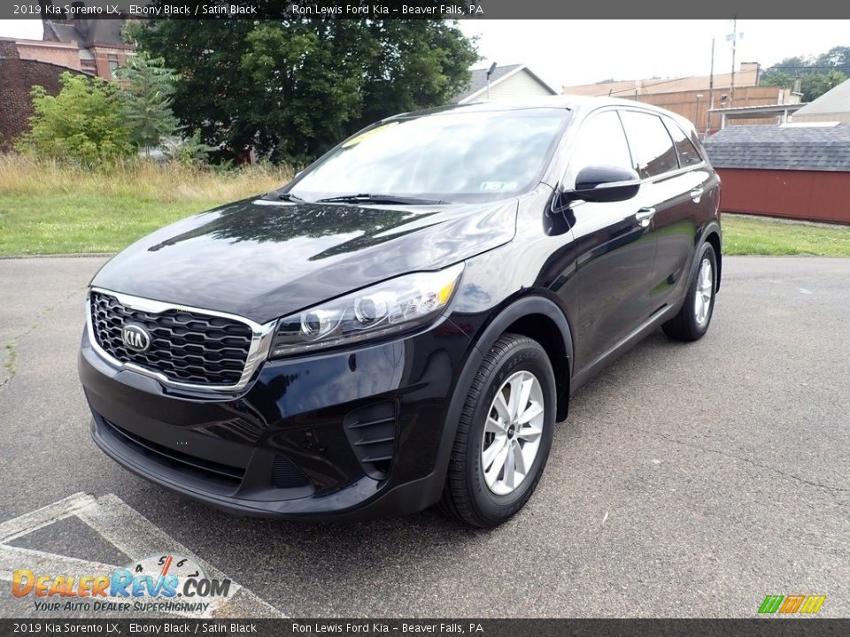 2019 Kia Sorento LX Ebony Black / Satin Black Photo #5