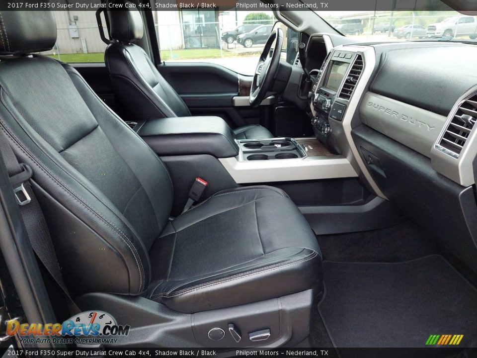 2017 Ford F350 Super Duty Lariat Crew Cab 4x4 Shadow Black / Black Photo #30