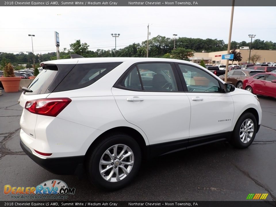 2018 Chevrolet Equinox LS AWD Summit White / Medium Ash Gray Photo #9