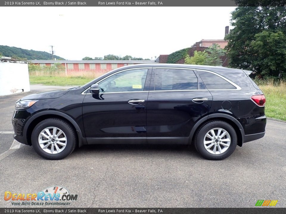 2019 Kia Sorento LX Ebony Black / Satin Black Photo #6