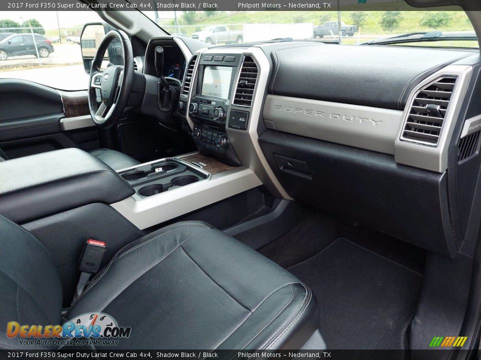 2017 Ford F350 Super Duty Lariat Crew Cab 4x4 Shadow Black / Black Photo #31