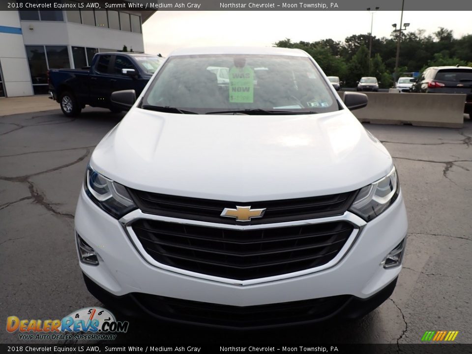 2018 Chevrolet Equinox LS AWD Summit White / Medium Ash Gray Photo #13