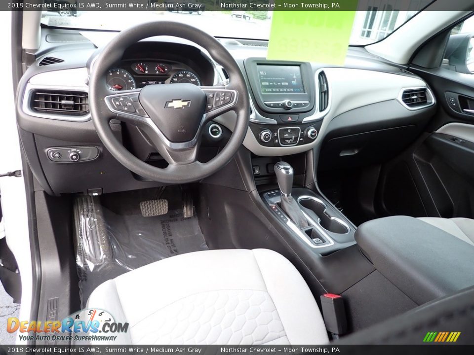 2018 Chevrolet Equinox LS AWD Summit White / Medium Ash Gray Photo #22