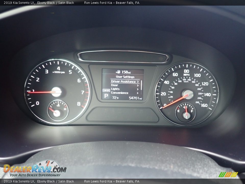 2019 Kia Sorento LX Ebony Black / Satin Black Photo #19