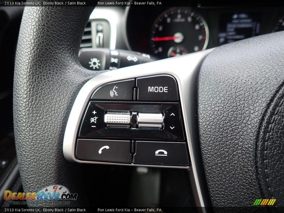2019 Kia Sorento LX Ebony Black / Satin Black Photo #23