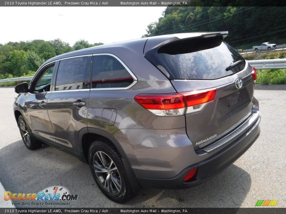 2019 Toyota Highlander LE AWD Predawn Gray Mica / Ash Photo #12