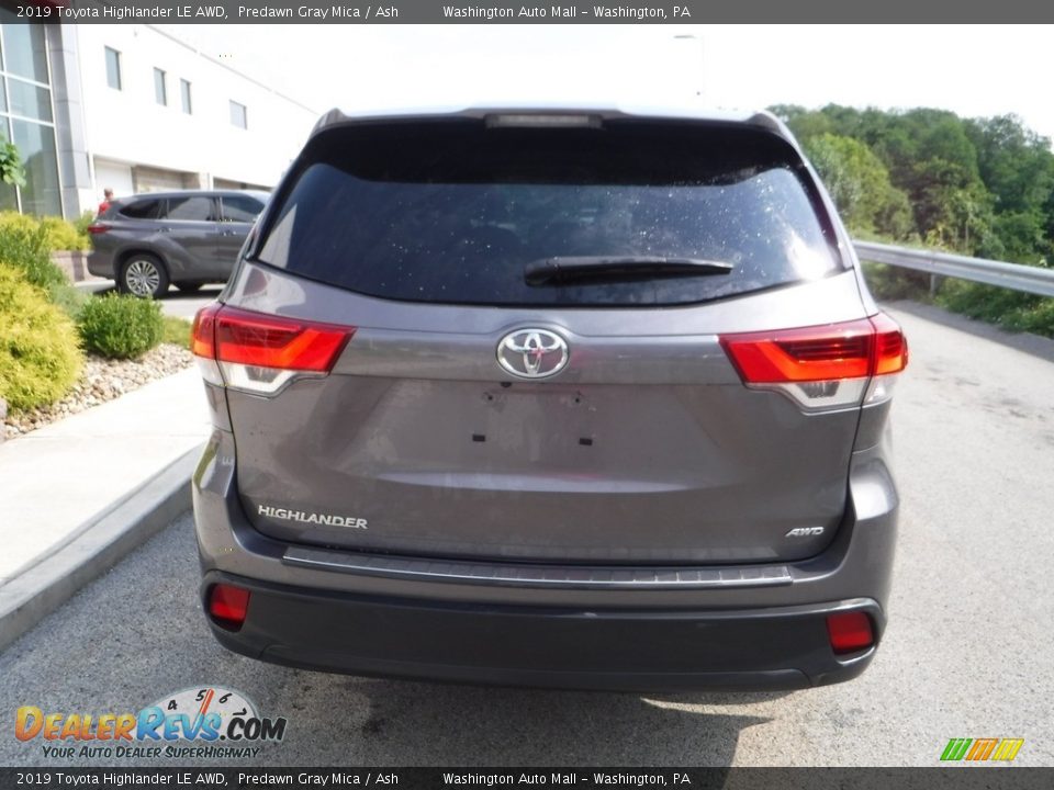 2019 Toyota Highlander LE AWD Predawn Gray Mica / Ash Photo #13