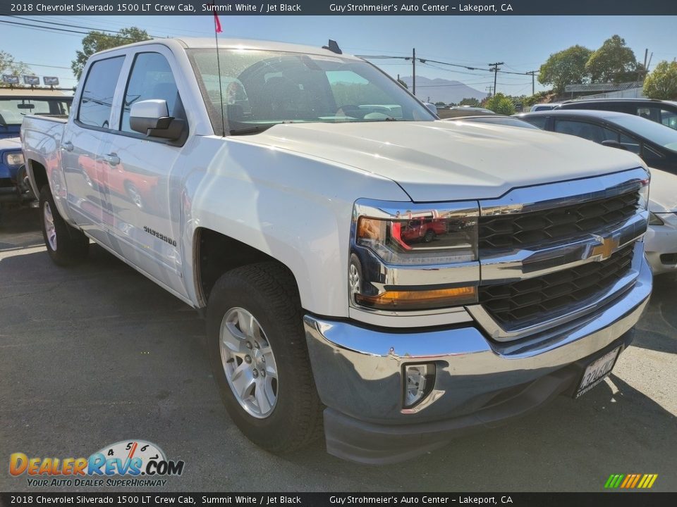 2018 Chevrolet Silverado 1500 LT Crew Cab Summit White / Jet Black Photo #1