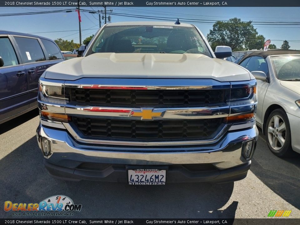 2018 Chevrolet Silverado 1500 LT Crew Cab Summit White / Jet Black Photo #2