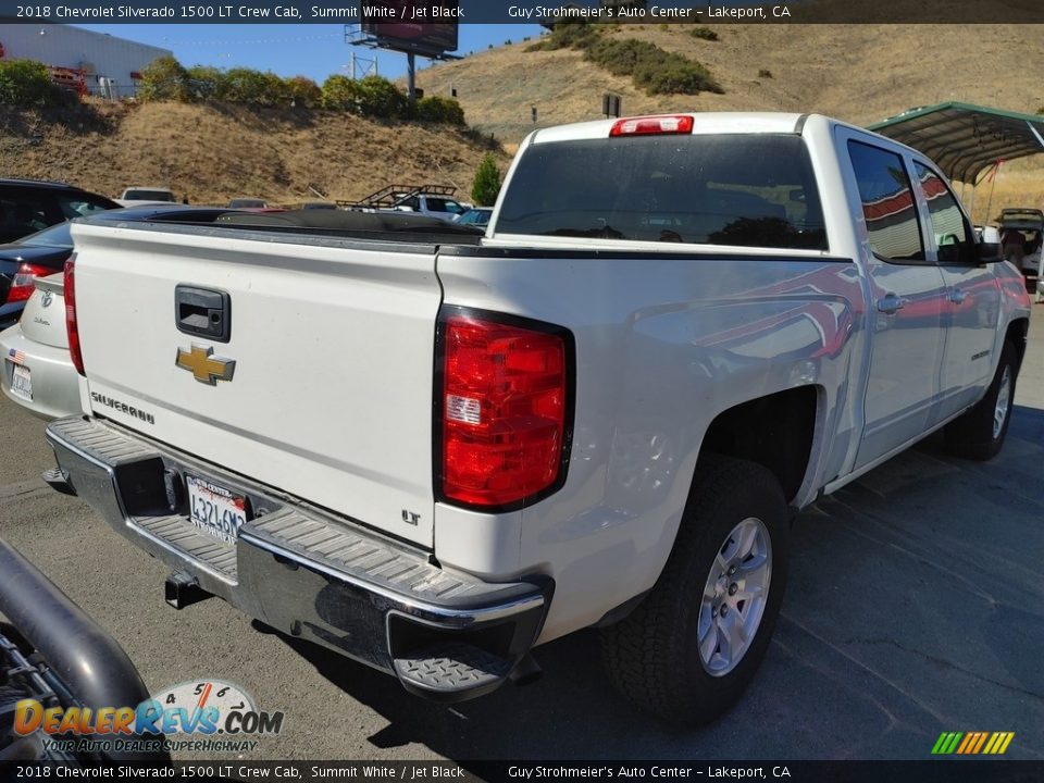 2018 Chevrolet Silverado 1500 LT Crew Cab Summit White / Jet Black Photo #4