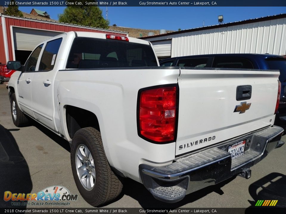 2018 Chevrolet Silverado 1500 LT Crew Cab Summit White / Jet Black Photo #6