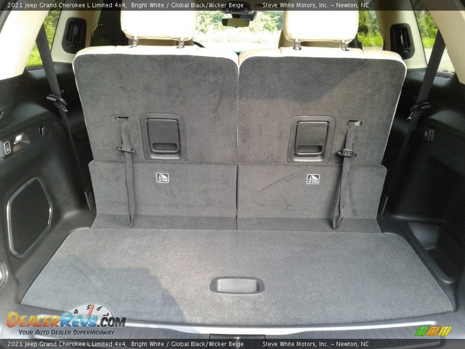 2021 Jeep Grand Cherokee L Limited 4x4 Bright White / Global Black/Wicker Beige Photo #13