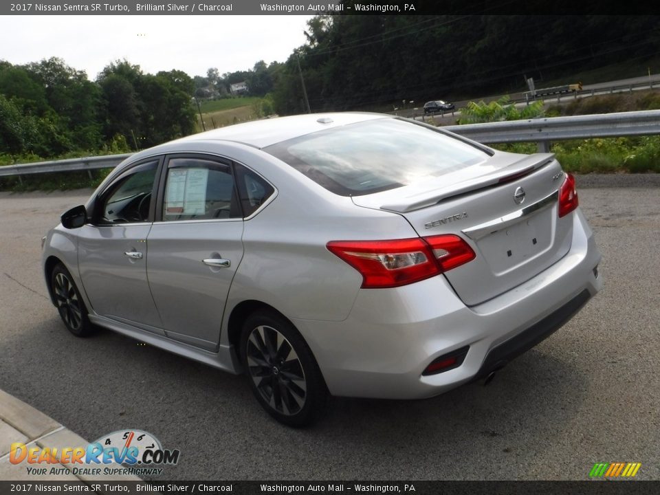 2017 Nissan Sentra SR Turbo Brilliant Silver / Charcoal Photo #16