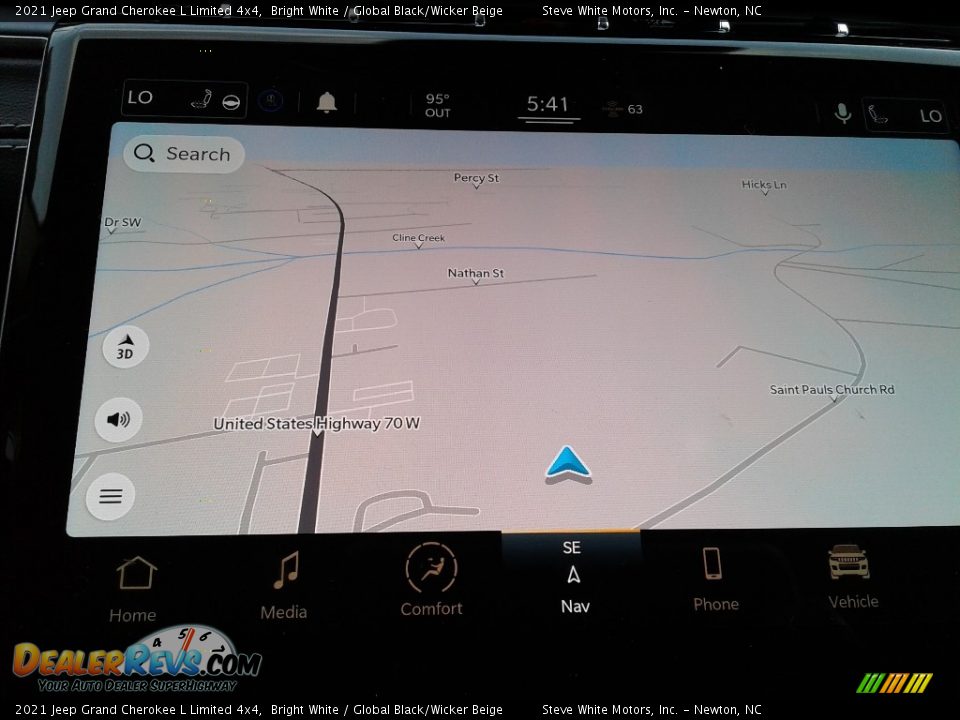 2021 Jeep Grand Cherokee L Limited 4x4 Bright White / Global Black/Wicker Beige Photo #21