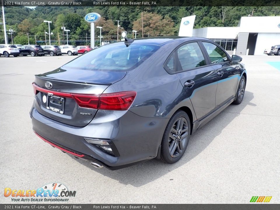 2021 Kia Forte GT-Line Gravity Gray / Black Photo #2