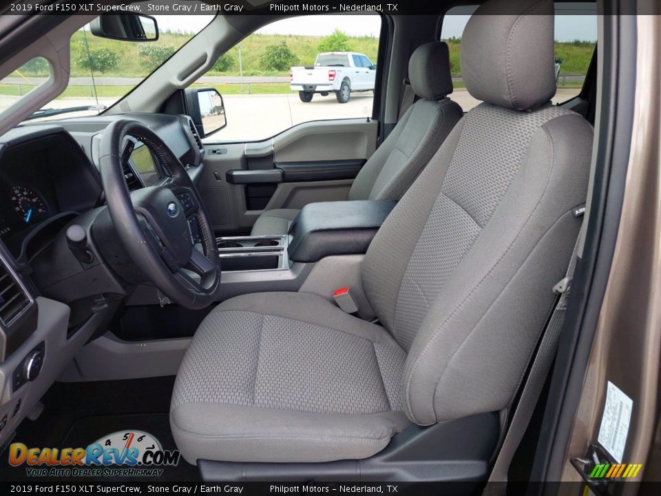 2019 Ford F150 XLT SuperCrew Stone Gray / Earth Gray Photo #10