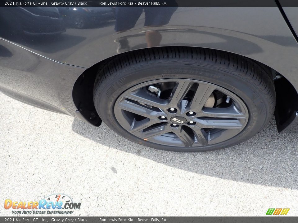 2021 Kia Forte GT-Line Gravity Gray / Black Photo #9