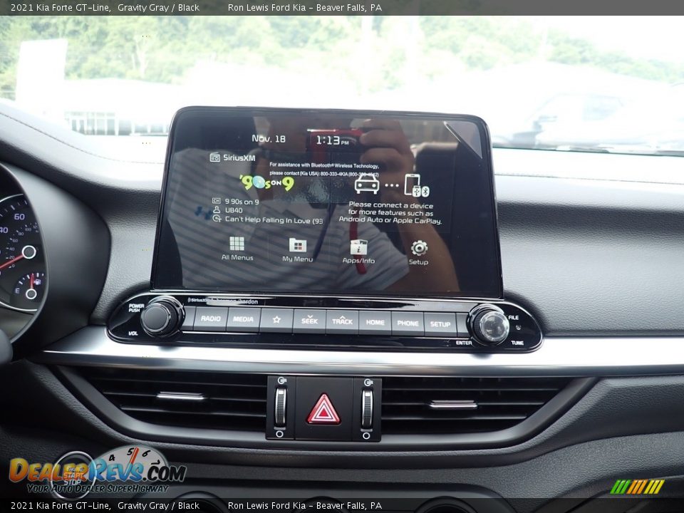 2021 Kia Forte GT-Line Gravity Gray / Black Photo #17