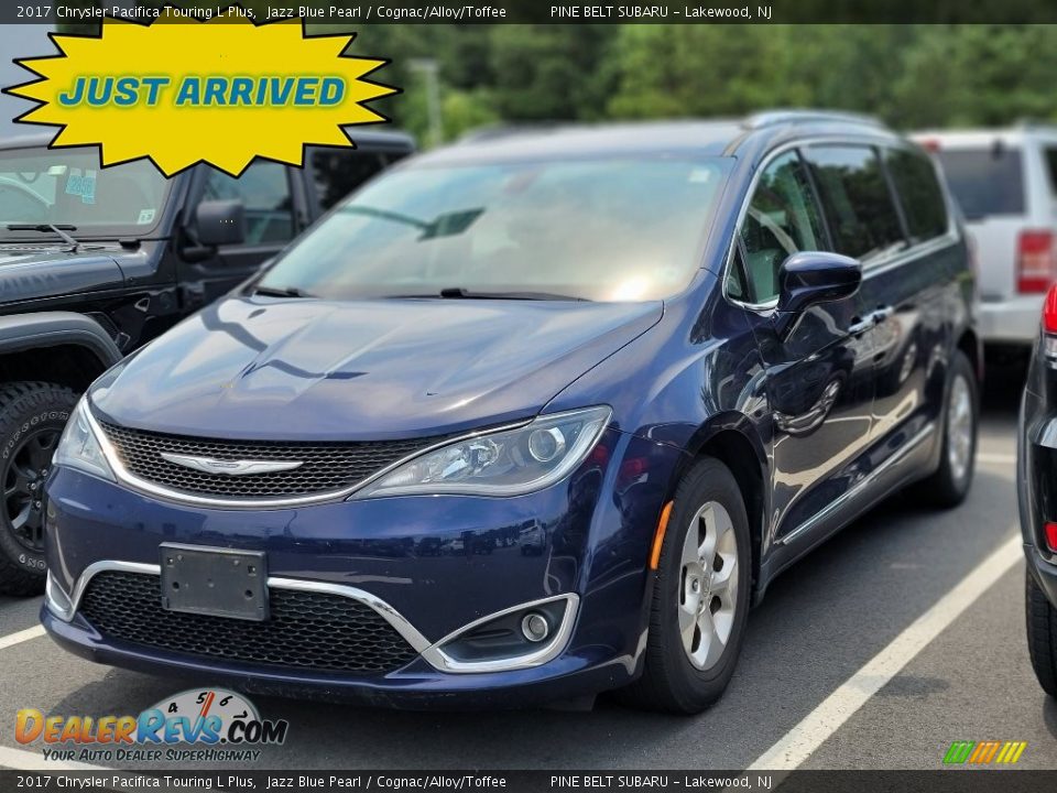 2017 Chrysler Pacifica Touring L Plus Jazz Blue Pearl / Cognac/Alloy/Toffee Photo #1