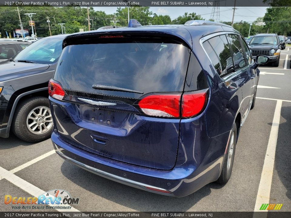 2017 Chrysler Pacifica Touring L Plus Jazz Blue Pearl / Cognac/Alloy/Toffee Photo #4