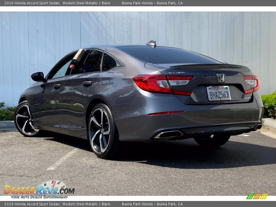 2019 Honda Accord Sport Sedan Modern Steel Metallic / Black Photo #12