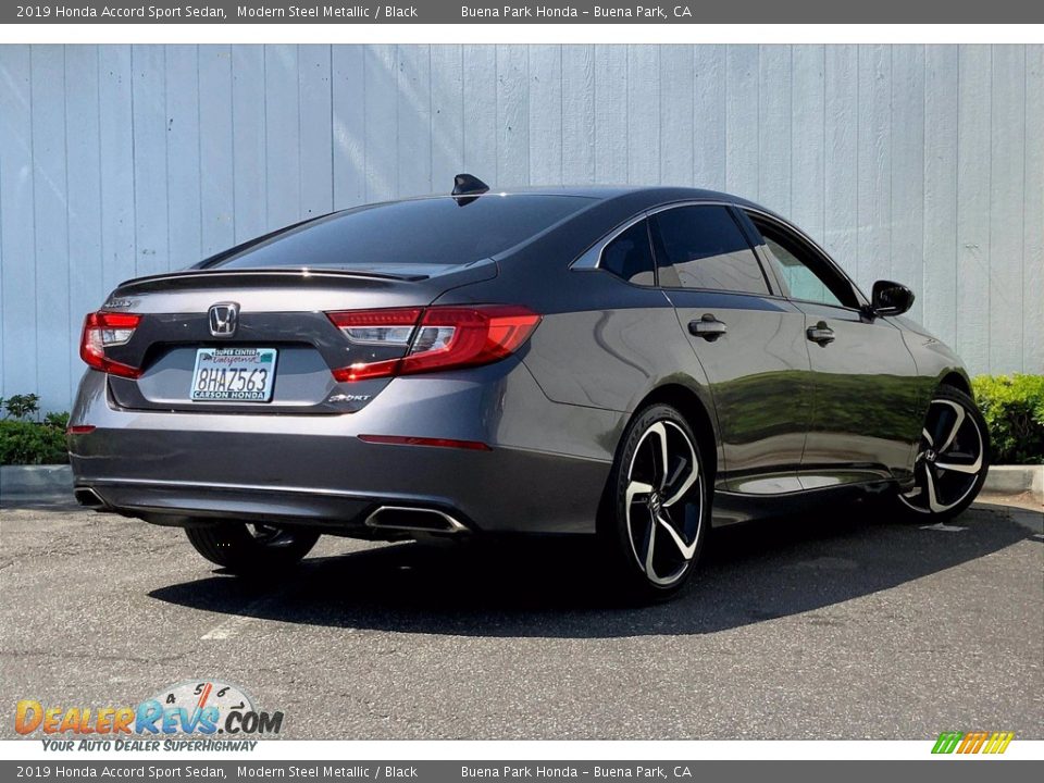 2019 Honda Accord Sport Sedan Modern Steel Metallic / Black Photo #15