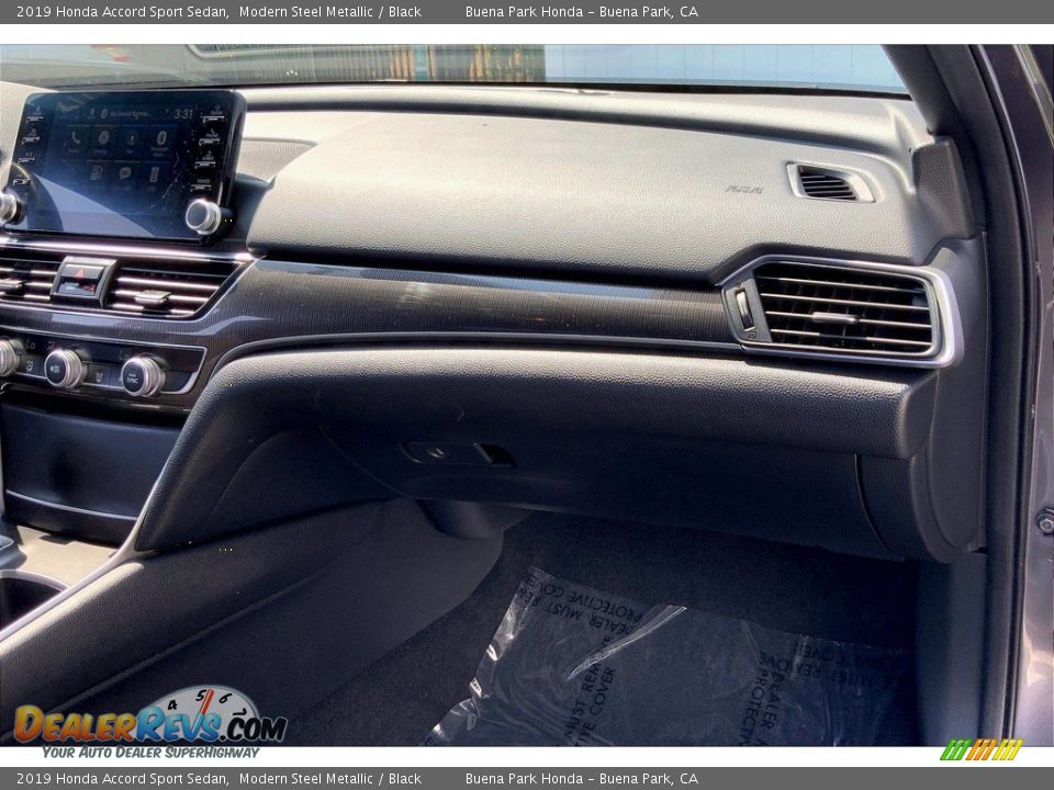 2019 Honda Accord Sport Sedan Modern Steel Metallic / Black Photo #18