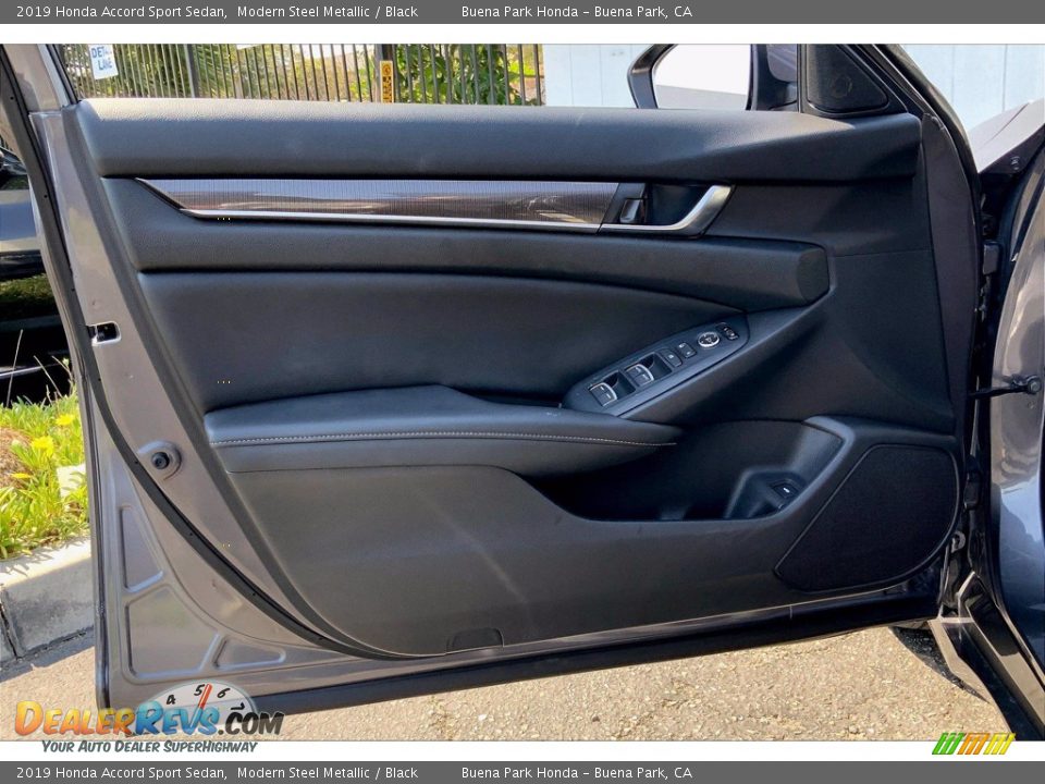 2019 Honda Accord Sport Sedan Modern Steel Metallic / Black Photo #24