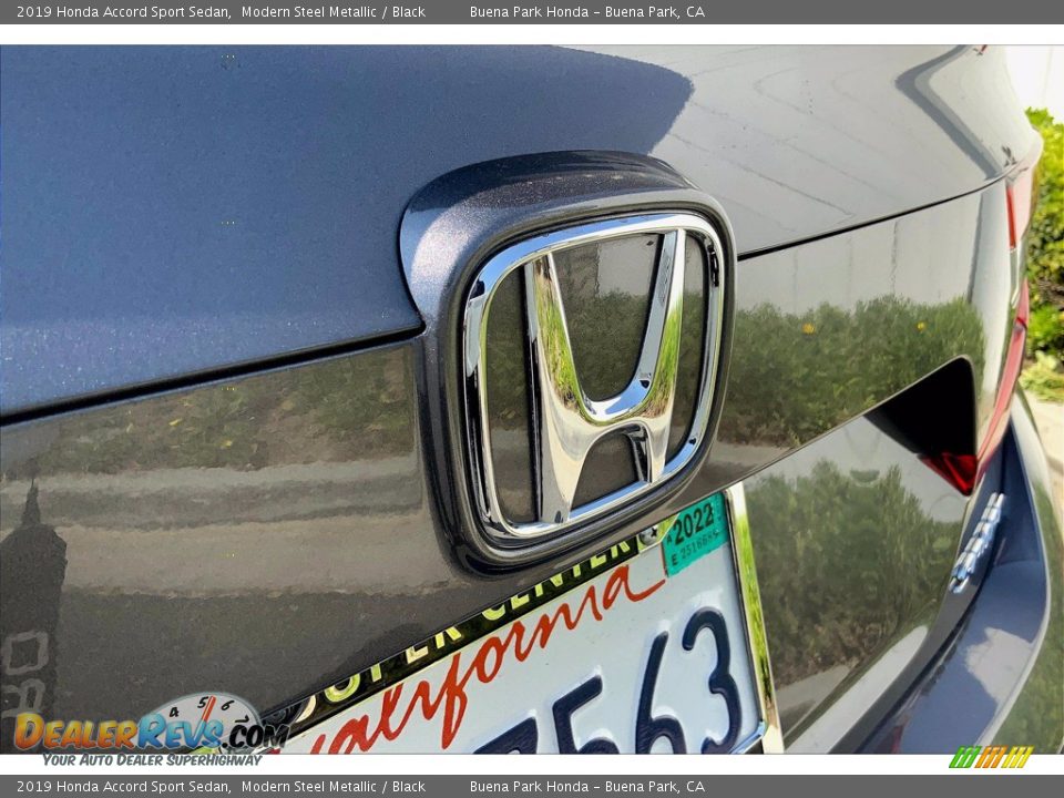 2019 Honda Accord Sport Sedan Modern Steel Metallic / Black Photo #33