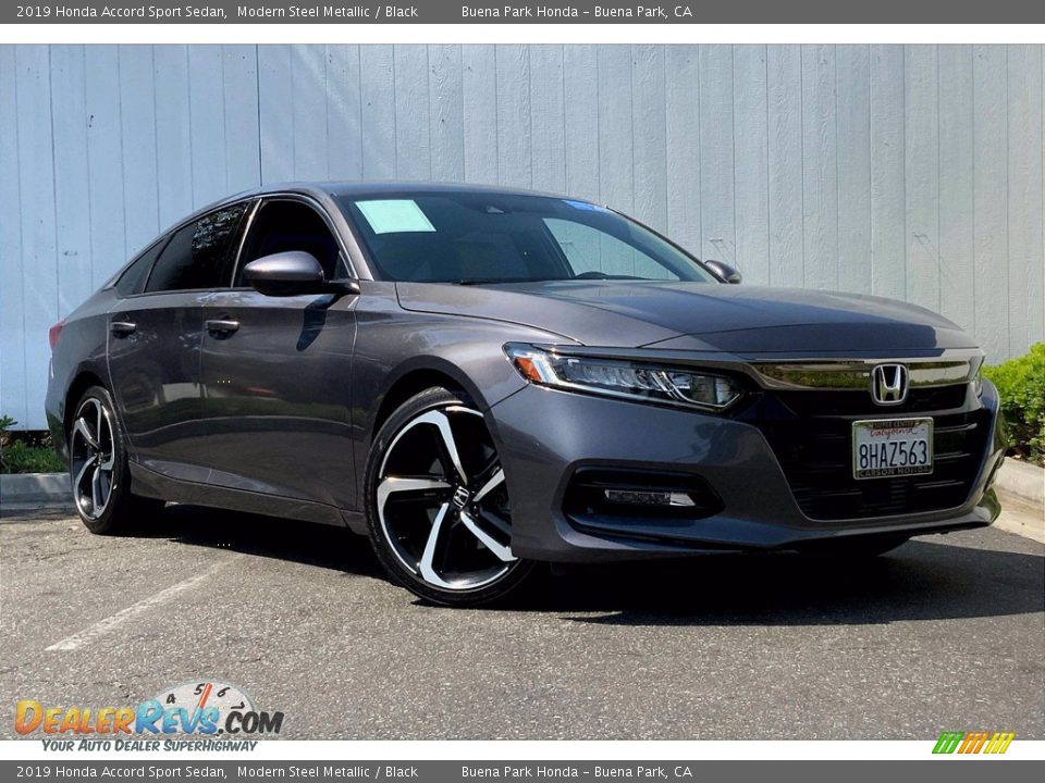 2019 Honda Accord Sport Sedan Modern Steel Metallic / Black Photo #36