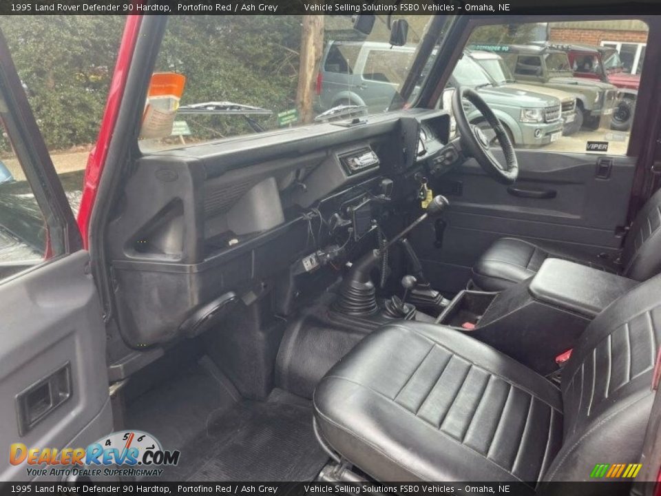 Ash Grey Interior - 1995 Land Rover Defender 90 Hardtop Photo #2