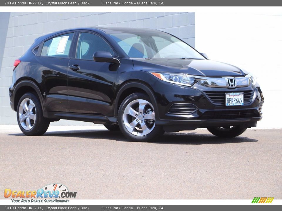 2019 Honda HR-V LX Crystal Black Pearl / Black Photo #2