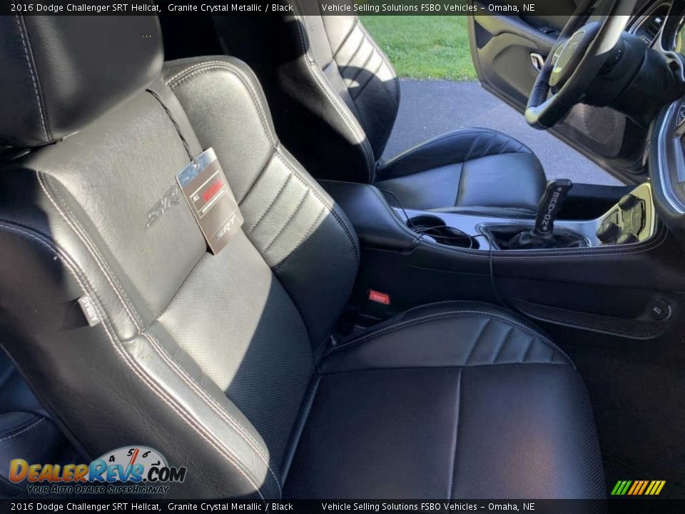 Front Seat of 2016 Dodge Challenger SRT Hellcat Photo #8