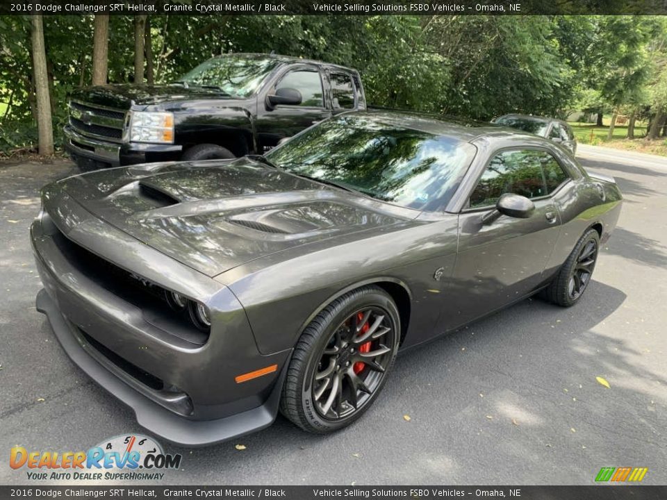 2016 Dodge Challenger SRT Hellcat Granite Crystal Metallic / Black Photo #14