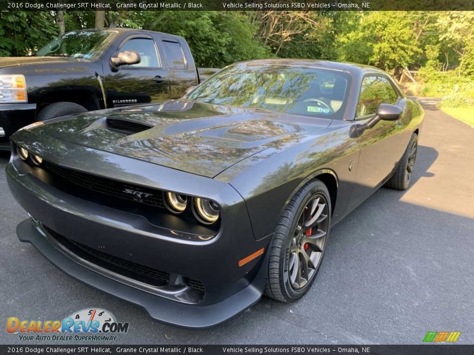 2016 Dodge Challenger SRT Hellcat Granite Crystal Metallic / Black Photo #24