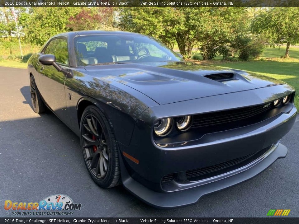 2016 Dodge Challenger SRT Hellcat Granite Crystal Metallic / Black Photo #29