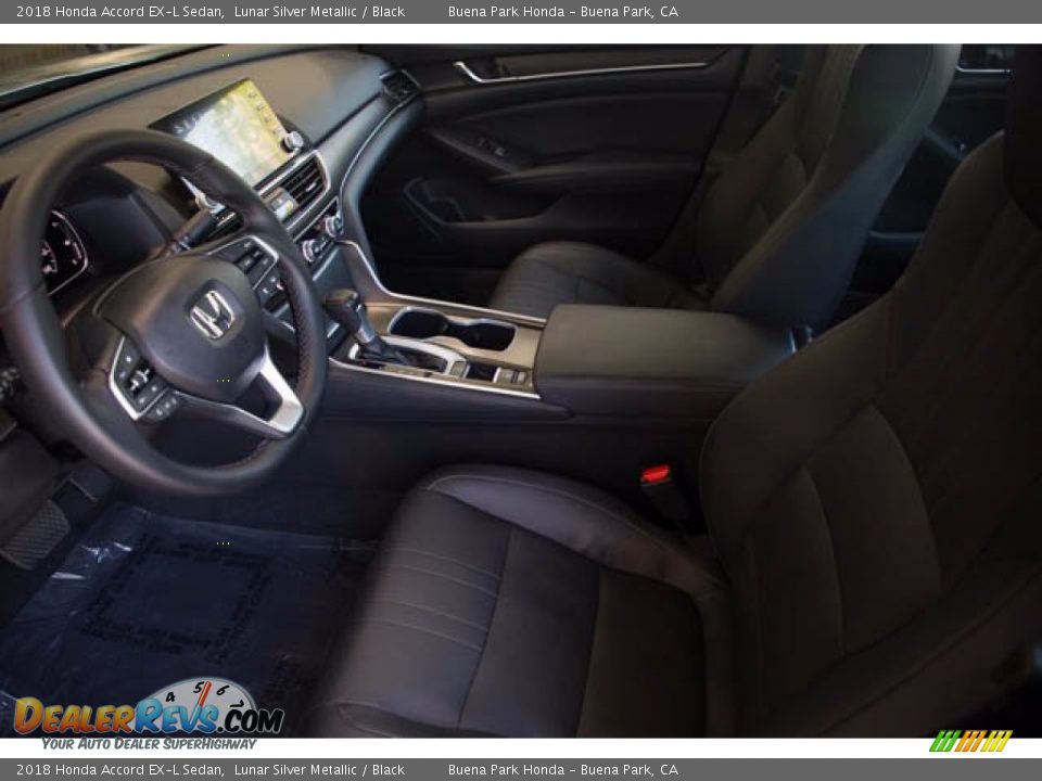 2018 Honda Accord EX-L Sedan Lunar Silver Metallic / Black Photo #3