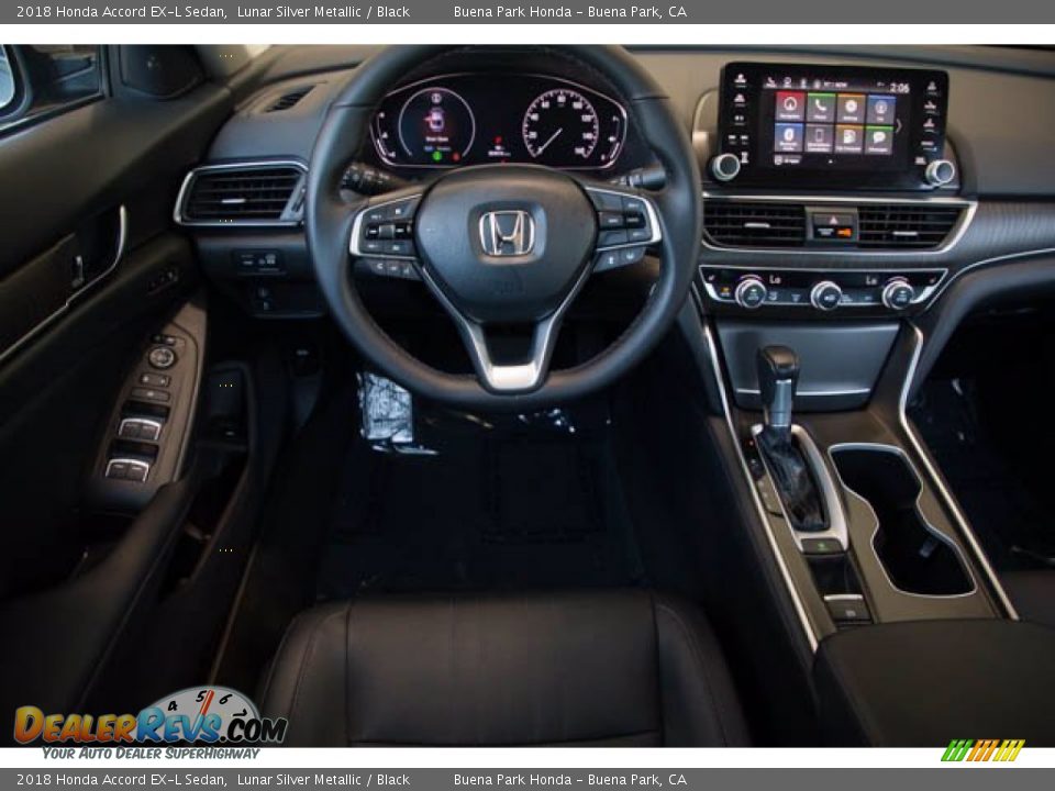 2018 Honda Accord EX-L Sedan Lunar Silver Metallic / Black Photo #5