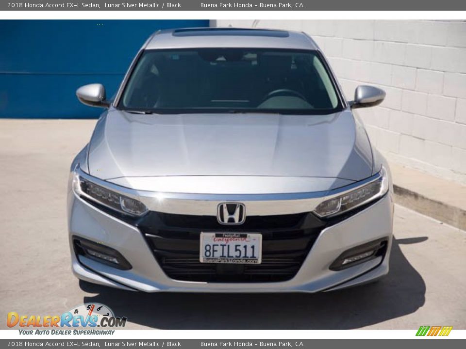 2018 Honda Accord EX-L Sedan Lunar Silver Metallic / Black Photo #7